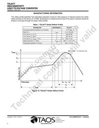 TSL257T Datasheet Page 9