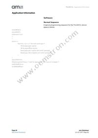 TSL3301CL Datasheet Page 20