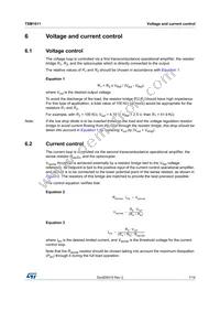 TSM1011IST Datasheet Page 7