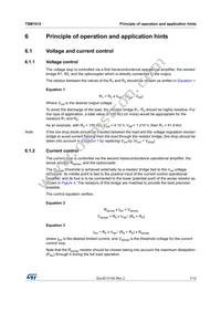 TSM1012IST Datasheet Page 7