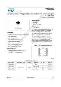 TSM1014ID Datasheet Cover