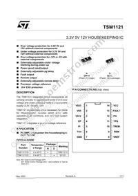 TSM1121IN Datasheet Cover