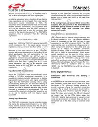TSM1285BESA+T Datasheet Page 9