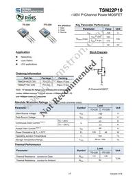 TSM22P10CZ C0G Datasheet Cover