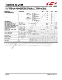 TSM923ESA+ Datasheet Page 6