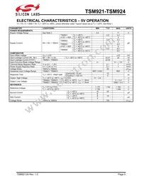TSM924ESE+T Datasheet Page 5