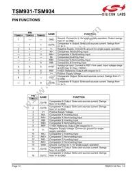 TSM931CUA+T Datasheet Page 10