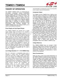 TSM933ESA+ Datasheet Page 12