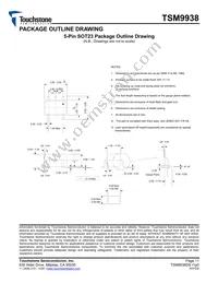 TSM9938WEUK+T Datasheet Page 11