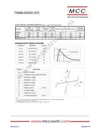 TSMBJ0305C-072 Datasheet Page 2