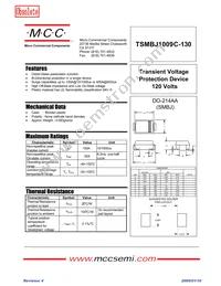 TSMBJ1009C-130 Datasheet Cover