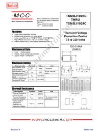 TSMBJ1022C-TP Datasheet Cover