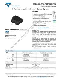 TSOP39556TR1 Datasheet Cover