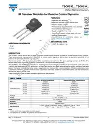 TSOP93456 Datasheet Cover