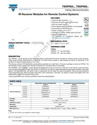 TSOP95338TR Datasheet Cover