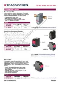 TSP 600-124 WR Datasheet Page 4