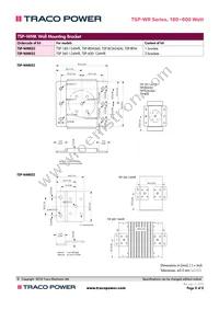 TSP 600-124 WR Datasheet Page 8