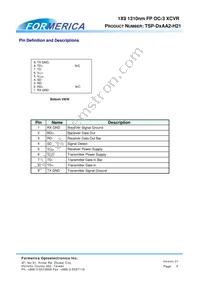 TSP-D1AA2-H21 Datasheet Page 4