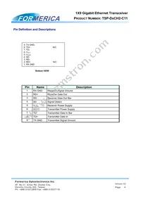 TSP-D1CH2-C11 Datasheet Page 4