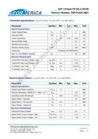 TSP-F2AA1-M21 Datasheet Page 3