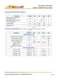 TSP-S2AA1-MAV Datasheet Page 3