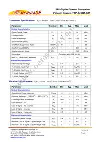 TSP-S2CB1-K11 Datasheet Page 3