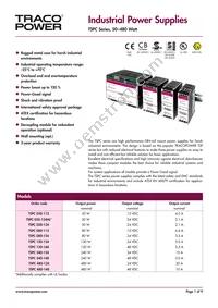 TSPC 480-148 Datasheet Cover
