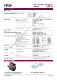 TSPC 480-148 Datasheet Page 3