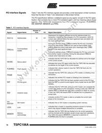 TSPC106AVGU83CG Datasheet Page 16