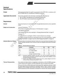 TSPC106AVGU83CG Datasheet Page 20