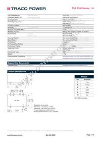 TSR 1-2490SM Datasheet Page 3