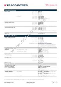 TSR 3-24150A Datasheet Page 2