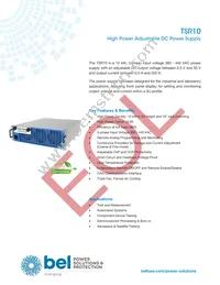 TSR10 Datasheet Cover