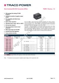 TSRN 1-24150A Datasheet Cover