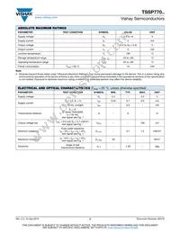 TSSP77038TR Datasheet Page 2