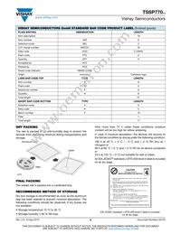 TSSP77038TR Datasheet Page 9