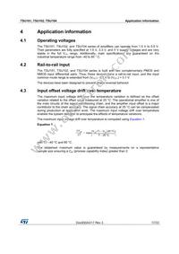 TSU101ICT Datasheet Page 17