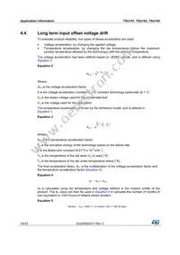 TSU101ICT Datasheet Page 18