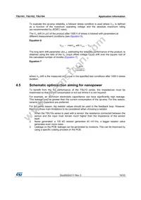 TSU101ICT Datasheet Page 19