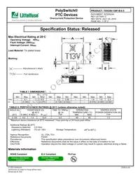 TSV250-130F-B-0.5-2 Datasheet Cover