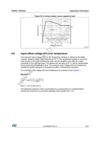 TSV522AIYST Datasheet Page 15