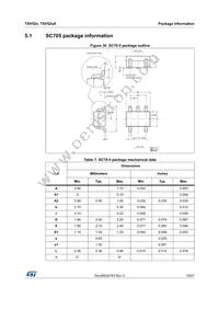 TSV522AIYST Datasheet Page 19