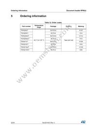 TSV621AICT Datasheet Page 22
