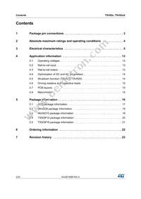 TSV622AILT Datasheet Page 2