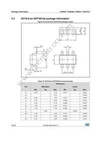 TSV630AIQ1T Datasheet Page 22