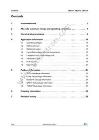 TSV714IPT Datasheet Page 2
