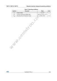 TSV714IPT Datasheet Page 5