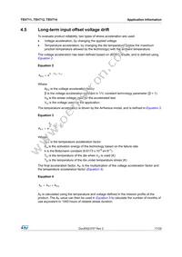 TSV714IPT Datasheet Page 17