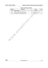 TSV731ICT Datasheet Page 5