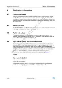 TSV731ICT Datasheet Page 16